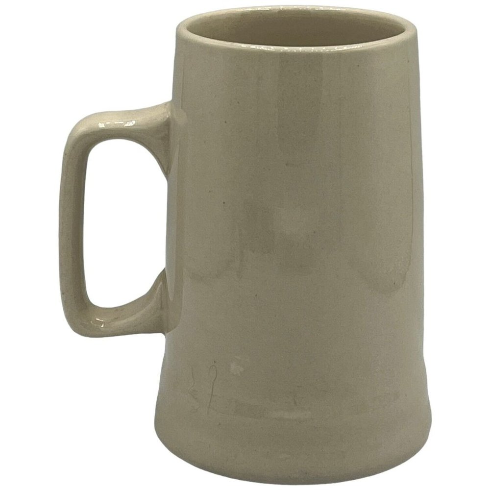 Waimea Falls Park Hawaii Pottery Beer Stein Coffee Mug Bird Logo Red Blue Green - Picture 3 of 9